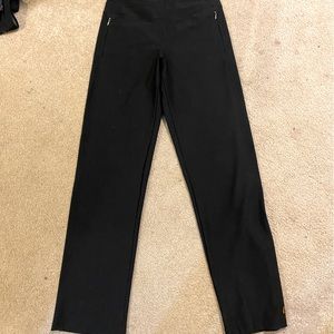 Lucy black stretchy dress pants Small Tall size.